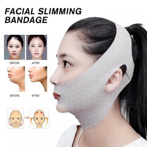 【Charming women】V-face Bandage Shaping Face Mask Skin Tightening and Lifting Tool Green Adjustable Fully Wrapped Mouth Open Breathing Beauty  Tool
