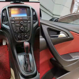 Miếng Dán Trang Trí Nội Thất Xe Hơi Bằng Sợi Carbon Cho Opel Astra J P10 Buick Excelle 10-14 Phụ Kiện Trang Trí Xe Hơi