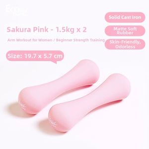Cast Iron Womens and Kids Barbell for Fitness Jumping Yoga Arm Training Home Use
