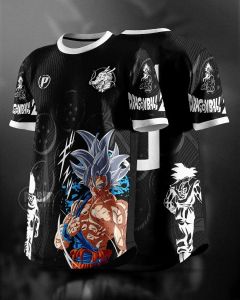 Bandai | Summer 2026 Dragon Ball Wukong "Free Ultimate Power" Dark Esports Theme 3D Printing Breathable T-shirt Adult Parents Top