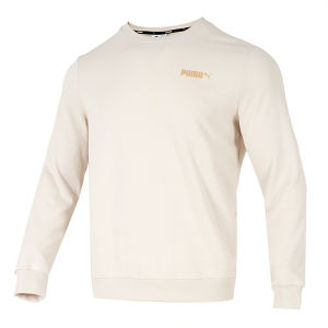 Áo Nỉ Cổ Tròn Màu Trơn Dành Cho Nam Của Puma Áo Thun Thể Thao Chạy Bộ Thông Thường 693714-87 Cotton Hóa Chất Đáng Lo Ngại Cao Không Có