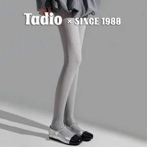 Noih Velvet Leggings Tights Women Autumn Winter Anti-snag No Slip Slimming Grey Embroidered Pantyhose Comfortable All Season