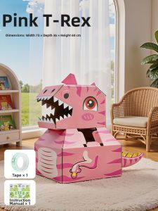 WEIBAI | Wearable Animal Head Model Paper Toy for Children DIY Craft Material Kit