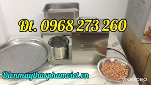 Máy ép dầu thực vật G508 chuyên ép dầu lạc vừng dầu macca