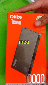 F100 ORIGINAL OLIKE 10000 MAH POWERBANK POWER BANK DUAL PORT SOKET SOCKET SUPER FAST CHARGING CAS