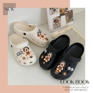 QDshop เข้าใหม่ รองเท้าแตะยางแฟชั่น งานหัวโตรัดส้นสุดฮิตใส่ดีวัสดุยางนิ่มมีไซซ์ให้เลือกเยอะ ใช้งานได้ทุกวัน แถมตัวติดลายน่ารักๆให้ในชุดแล้ว