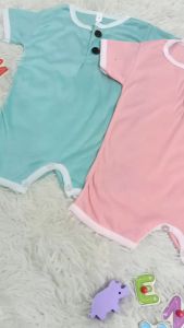 JUMPER EARTH COLORS FLYNN ROMPER BAYI 0-2 TAHUN / PLAYSUIT BUTTON ROMPER BAJU ANAK BAYI