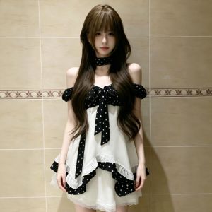CHANGTONG | Elegant Off-Shoulder Top and Skirt Set Summer