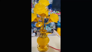 🌸 ĐÈN HOA SEN LƯU LY CHÂN CAO – TÔN NGHIÊM KHÔNG GIAN THỜ CÚNG 🌸