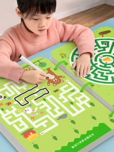 Children's Maze Puzzle Book Fun Concentration Training Toy Intelligent Thinking Process Star Boat Brand Age 4-8 Years Old