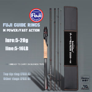Mới | cần câu | quay/Cần Câu | Vòng hướng dẫn Fuji | M điện/hoạt động nhanh | thu hút: 5-28g/dòng: 5-16lb | 5 phần cần câu cần câu cá di động | Chiều dài: 1.98M/2.13m/2.28m