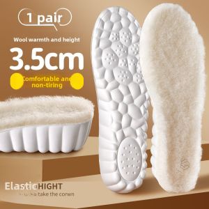 LINGMIAO | Warm Wool Insole Comfortable Soft Non-Fatiguing Winter Shoe Insoles