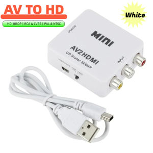 RCA AV to HDMI-Compatible Converter 1920*1080 Composite Converter HD-MI to AV Audio Video Cable CVSB L/R Video Box AV2HD Adapter