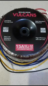 TRAFO DONAT 15A 62V CT VULCANS BOMBARDIR TRAVO TOROID 15 A 62 BELL BGR PREMIUM