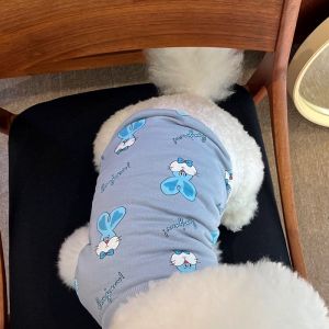 Pet T-shirt Teddy Bichon Pomeranian Maltese Yorkshire Schnauzer Small Size Dogs Cat Cat Dog Clothes