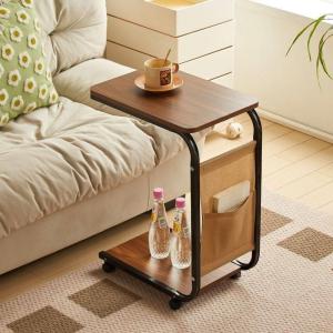 Moveable Mini Coffee Table with Wheels for Living Room and Bedroom