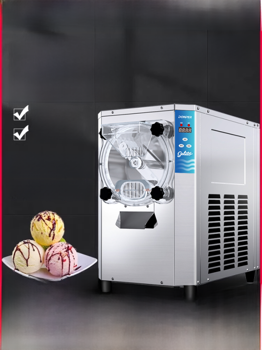 Dongbei Hard Ice Cream Machine Commercial Full-Automatic Manual Big Production Mung Bean Soup Cow's Milk Ice Cream Ball Ice Cream Machine