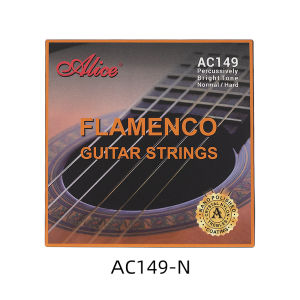 Alice AC149 Flamenco Guitar Strings Crystal Nylon & Carbon Sliver Plated Copper Winding Nano Polished Coating
