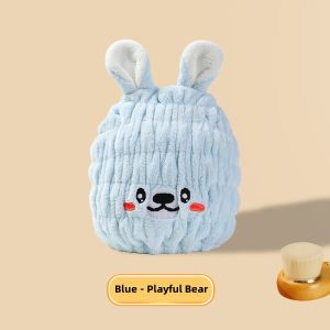 Quick-Dry Absorbent Hair Towel for Girls