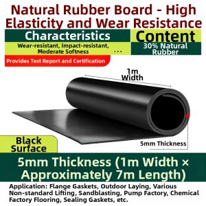 QHRUBBER | Elastic Durable Shock-Absorbent Insulation Oil-Resistant Tear-Resistant Rubber Sheet