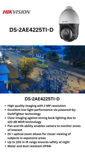 HIKVISION PTZ TURBO HD 1080P DS-2AE4225TI-D/25x OPTICAL ZOOM/4in1