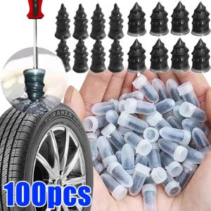 10/500pc Vacuum Tyre Repair Nail Tire Puncture Screws Motorcycle Fitting Set Tubeless Wheel Repairs Punctures Kit Patches Amagi