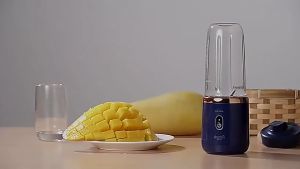 Portable Juicer Electric Blender 2 Cups Wireless Juicer Fruit Squeezer Mini Ice Blender USB Charging