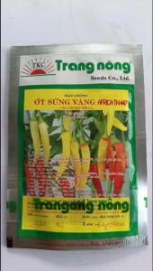 Ớt sừng vàng Trang Nông tn447 - nảy mầm mạnh trái đẹp gói 68 hạt