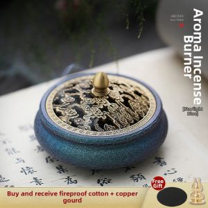 Antique Style Incense Burner Copper