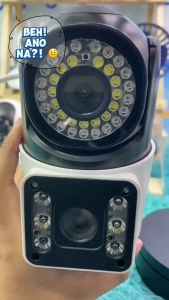 YOOSEE X ICSEE Y20 CCTV Camera 4K 4MP Dual lens wireless Waterproof night vision smart cctv camera wifi connect 360 two way audio and speaker dual camera cctv camera connected cellphone PTZ control remote by cellphone