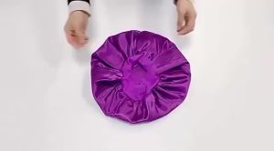 High Elasticity Sleep Cap Long Hair Care Women Sleep Hat Silk Head Wrap