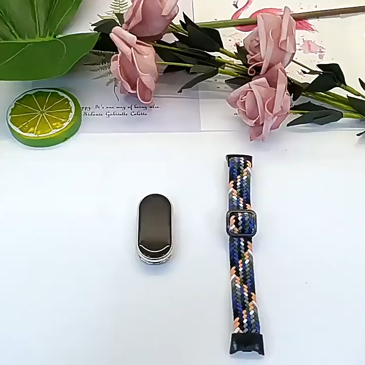 Nylon Strap for Mi Band 10 9 8 7 6 5 4 3 NFC Sport Elastic Adjustable Soft Wristbands Band Braided Bracelet Belt Tali Jam Tangan for Smartwatch Xiaomi Mi Band 10 9 8 7 6 5 4 3