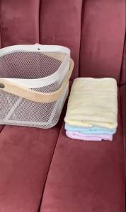 Minimalist Pure Cotton Face Towel 60x30cm Skin-Friendly Solid Color Lightweight Absorbent Cloth G6734