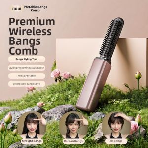 Amoi | Wireless Portable Straightening Comb For High Top Volume
