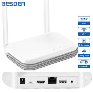 WiFi NVR 8CH / 4CH 6MP H.265 Đầu Ghi Video Mạng Onvif Hệ Thống An Ninh Không Dây Có Hỗ Trợ Nhận Diện Khuôn Mặt Ổ Cứng 25 iCSee