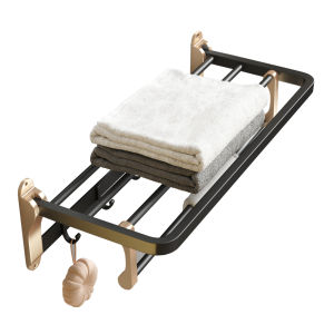 ผ้าย่อน ราวตากผ้า ราวแขวนผ้า ติดผนัง ราวแขวนในห้องน้ำ สำหรับคนที่มีน้ำ ราวตากผ้าพับได้ ราวตากผ้าติดผนัง ที่ตากผ้า เช็ดตัว ราวแขวน