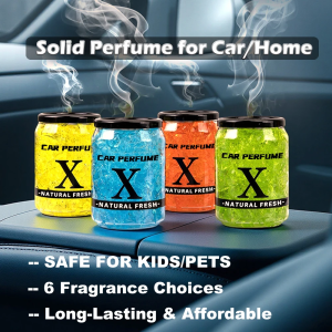 220g Solid Car Perfume Air Freshener Durable Deodorant Gel for Bedroom Living Room Bathroom Shoe Cabinet General Fragrance