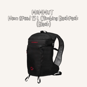 MAMMUT Neon Speed 15 L Climbing Backpack (Black)