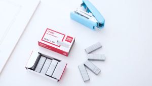 1000Pcs/Box 12mm 12# 24/6 Creative Metal Staples Office School Binding Supplies