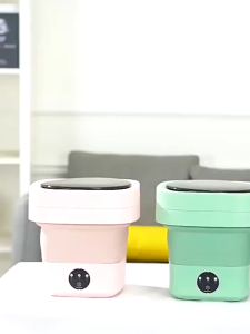 sg⚡ 2 in 1mini Folding Washing Machine With Drain 13L Underwear Baby Clothes | Travel Dorm Apartment