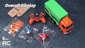 JS MAINAN ANAK MOBIL RC REMOTE CONTROL MOBIL TRUK MUATAN WARNA 1:20 MOBIL BOX WARNA BATERAI CAS TERUMARAH TERLARIS