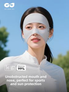 Golovejoy | Golovejoy Summer New Womens Sunscreen Face Mask Breathable Long Rectangle Nylon Fabric Cycling Running Face Basekiini