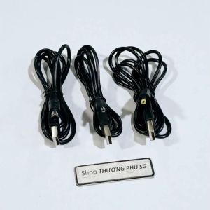 Cáp nguồn USB: USB ra đầu 3.5mm x 1.35mm / USB ra đầu 4.0mm X 1.7mm / USB ra đầu 5.5mm X 2.1mm