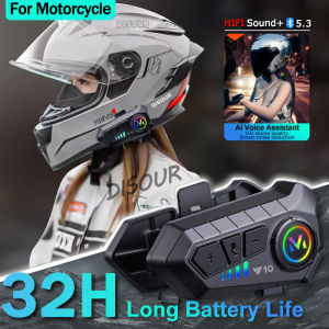 Mũ bảo hiểm xe máy Tai nghe bluetooth 5.3 không dây rảnh tay Tai nghe chế độ chờ siêu dài tai nghe Tai nghe chống nước với micrô HD