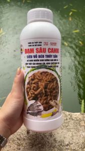 Thức ăn dinh dưỡng bổ sung lợi khuẩn cho tôm cá nuôi trồng thủy sản - ĐẠM SÂU CANXI chai 1 lít