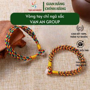 Vòng tay chỉ ngũ sắc Vạn An Home vòng ngũ sắc Tây Tạng mang đến may mắn bình an tài lộc
