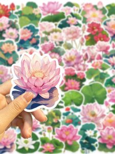 50 Sticker Hoa Lá Trà Trang Trí Đồ Sáng Suối Mùa Hè Xanh Lá Hồng Hoa Lá Trà Bao Lưới Túi Xe Máy Túi Đồ Dùng Đồ Trang Trí Nhà Vỏ Điện Thoại