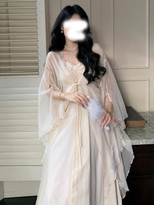 New Chinese Style Sun Protection Clothing with Lace Sleeves Chiffon Shoulder Shawl Outerwear Summer New Arrival Top for Women