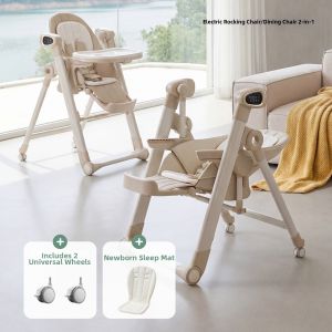 KUB | 2-in-1 Baby High Chair Portable Dining and Rocking Chair
