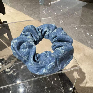 Retro Denim Letter Headband